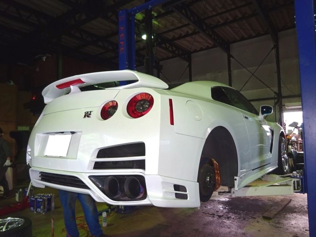 Gtr R35 Vr38 車高上げました 車のチューニング ワンオフパーツ製作 テクニカルガレージメイクアップ Do Blog ドゥブログ