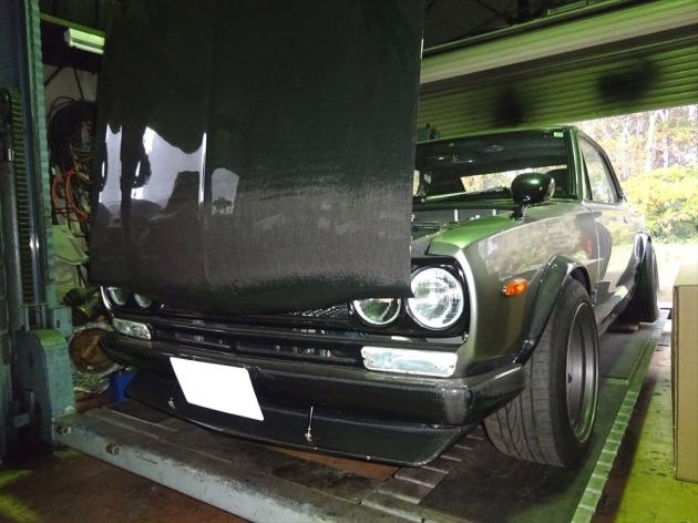 スカイライン KGC10 電動パワステ 取付 完成！｜車の