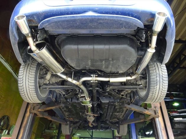 GTO Z15A 6G72 フジツボ レガリスR マフラー取付！｜車のチューニング/ワンオフパーツ製作  テクニカルガレージメイクアップ｜do-blog（ドゥブログ）