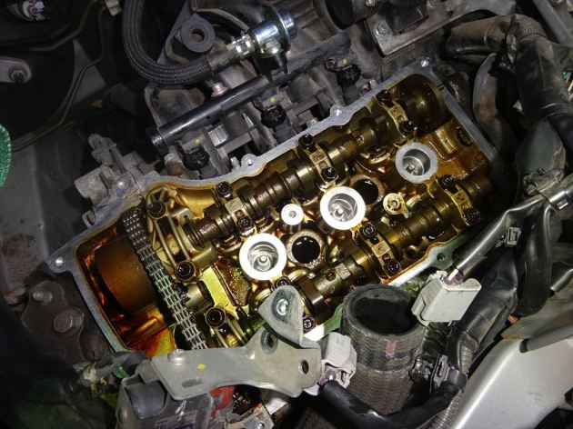 ムーヴコンテ L585s Kf エンジンオイル漏れ修理しました 車のチューニング ワンオフパーツ製作 テクニカルガレージメイクアップ Do Blog ドゥブログ
