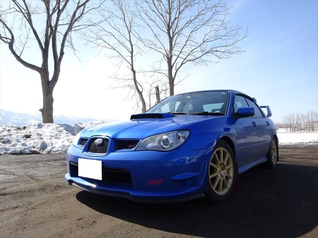 インプレッサ　STI　GDB　４輪アライメント調整　終了　納車です！