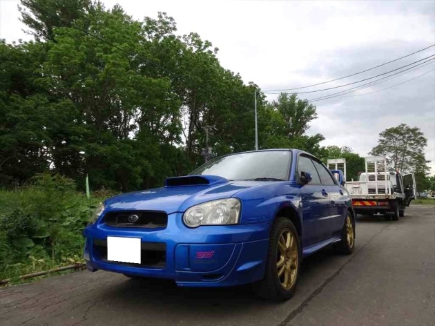 インプレッサ　STI　GDB　EJ20　エンジン降ろして見た！