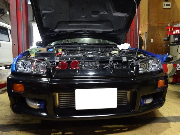 スカイライン　ENR43　RB25　HKS　Fコン　ハーネス作成です！