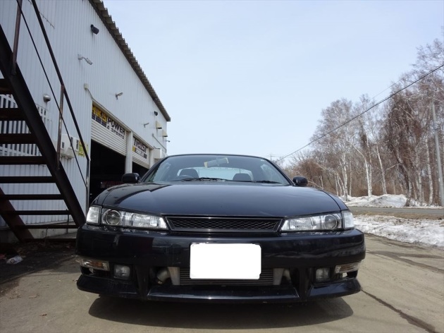 シルビア　S14　SR20DET　車検＆セッティング　入庫です！