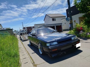 スカイライン　GTS-R　HR31　RB20DET　搬送車で納車です！