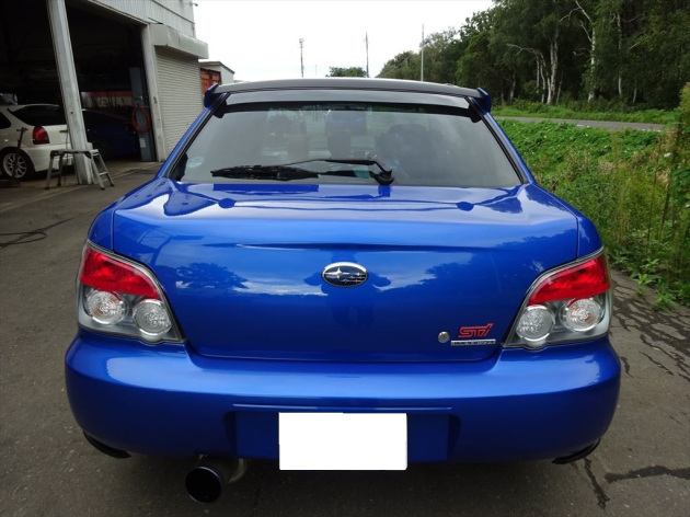 インプレッサ STI GDB EJ20 ボトムライン＆3Dウイング取付です