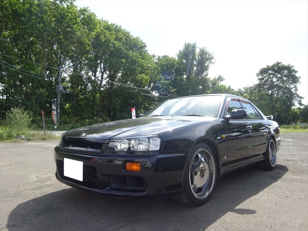 スカイライン ENR34 RB25DE メニュー商談 来店です！｜車の