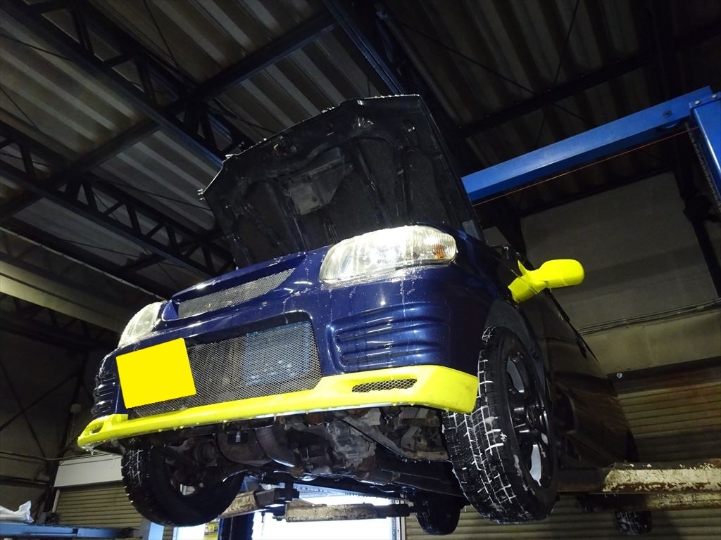 アルトエポ改ワークス HA23S K6Aターボ 車検 入庫です！｜車の