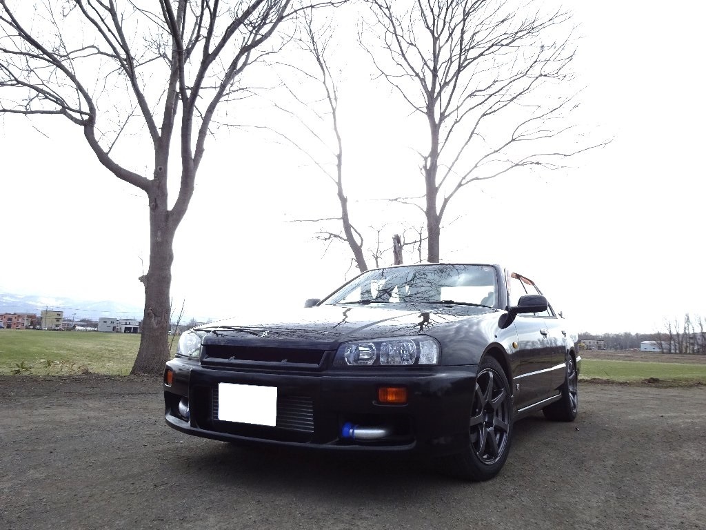 スカイライン ENR34 RB25DE ターボ化 セッティング終了 納車です！｜車