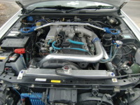 スカイライン　ＥＲ３４　ＲＢ２５ＤＥＴ　サージタンク交換で入庫