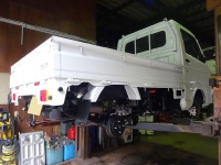 軽トラにも　ノックスドール施工しました。