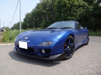 RX-7　FD3S　車検と４輪アライメント調整で入庫に。