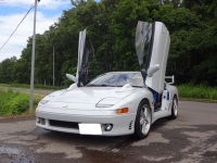 GTO　Z16A　ガルウイング修正で入庫しました。