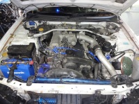 スカイライン　ER34　T518タービン取付で入庫しました。