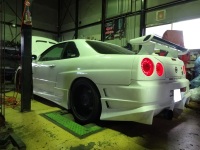 スカイライン　ER34　RB25NEO6　T518タービンKIT　セッティングへの道
