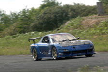 RX-7　MAKEｰFD3S　トラスト走行会　出場準備