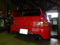 ランエボ　Ⅸ　MR　車検で入庫したら　(ﾟДﾟ;)