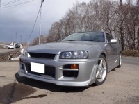 スカイライン　ENR34　RB25DET　HPI　デュアルパイプ　取付　(*^_^*)
