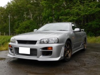 スカイライン　ENR34　ブレンボキャリパー　取付　完成！