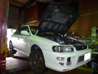 インプレッサ　GC8　クラッチ交換　入庫しました。