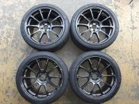 ボルクR　ZE40　18×9.5　BS　RE71R　255/35R18　86・BRZ　中古SET