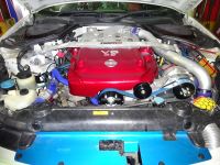 フェアレディZ　Z33　VQ35　HKS　スーパーチャジャー取付