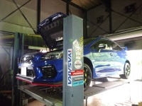 GREDDY　WRX　STI　VAB　エアフォース　エアサス　取付！