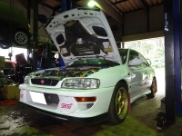 インプレッサ　GC8　EJ20　エンジン降ろしてみました！