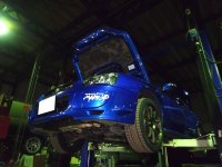 インプレッサ　STI　GDB　EJ20　エンジン脱着始まる！