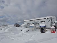 本日　大雪でほぼ開店休業状態です　(￣。￣;)