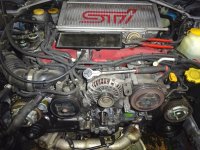 インプレッサワゴン　GGB　EJ20　タイミングベルト交換です！