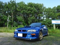 インプレッサ　クーペ　GC8　EJ20　12ヶ月点険とオイル交換です！