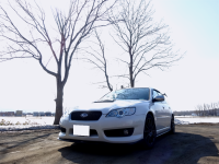 レガシィワゴン　STI　BP5　EJ20　オイル交換＆SOD-1添加です！