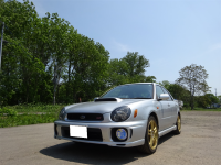 インプレッサスポーツワゴン　STI　GGB　オイル交換＆SOD-1添加です！
