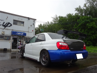 インプレッサ　STI　GDB　EJ20　オイル＆F/バンパー交換です！