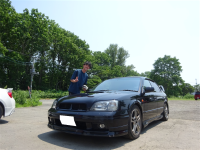レガシィ　B4　BE5　EJ20　エンジンオイル交換です！