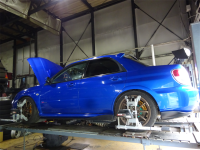 インプレッサ　STI　GDB　EJ20　HKS　車高調KIT　取付です！