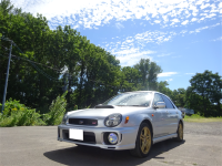 インプレッサワゴン　STI　GGB　EJ20　オイル交換＆SOD-1添加です！