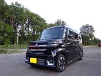 スペーシアカスタム　MK54S　ハイブリッド　スタッドレス＆ホイール組込です！