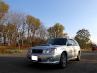 フォレスター　SG5　EJ20　オイル＆タイヤ交換＆SOD-1添加です！