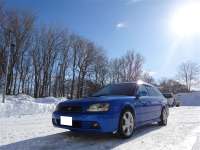 レガシィワゴン　BH5　EJ20　リヤブレーキパット　交換です！