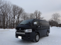 ハイエース　206V　パイオニア　楽ナビ＋ダウンモニター取付です