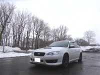 レガシイワゴン　STI　BP5　EJ20　オイル交換＆SOD-1添加です！