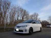 エスティマ　AHR20W　ハイブリッド　4輪アライメント調整です！