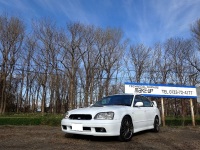 レガシィ　B4　BE5　EJ20　オイル交換＆R/パット＆ローター交換です！