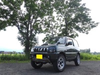 ジムニー　JB23W　K6A　KYB　ショック交換＆4輪アライメント終了です！