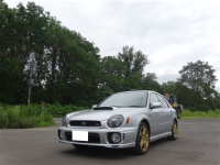 インプレッサワゴン　STI　GGB　EJ20　A.S.H　オイル交換です！