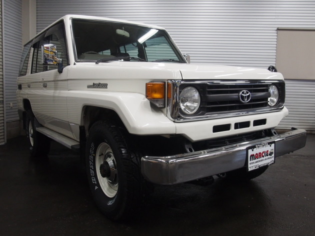 平成9年 ランクル77 LX ホワイト ナローボディ オートマ 入庫
