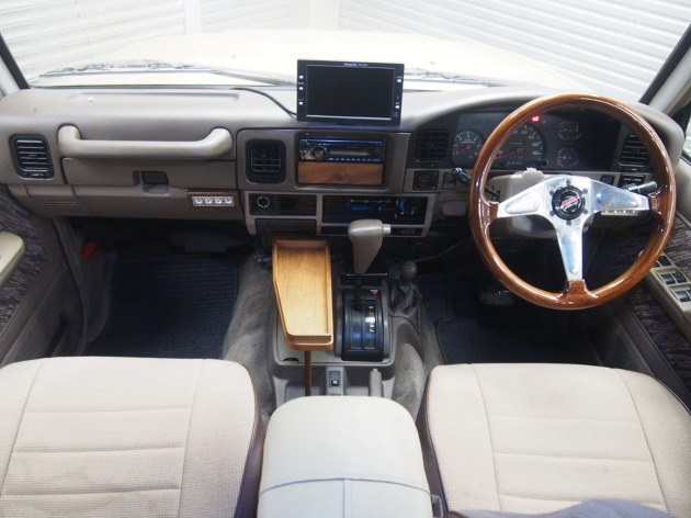 ７８プラド オリジナルシートカバー 内装ベージュ車両 ブラウンレザー 