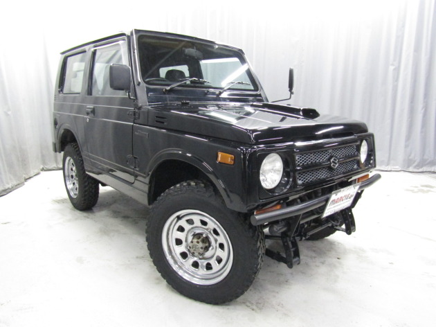 JA11ジムニーブラックボディリフトアップ！オートマで乗りやすい車両